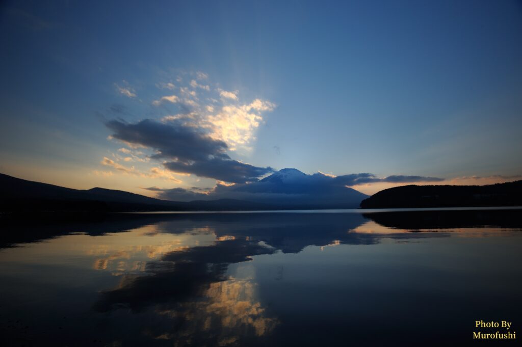 富士山の写真
撮影スポット：山梨県山中湖