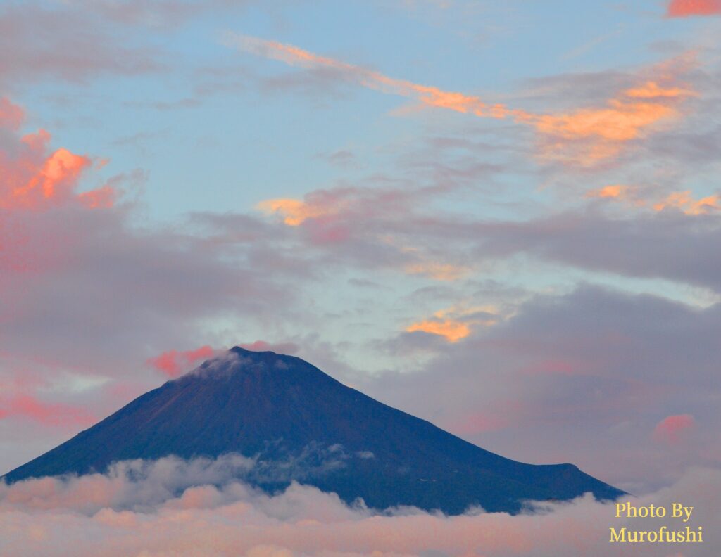 富士山の写真
撮影スポット：富士市 岩本山高原（たかはら）