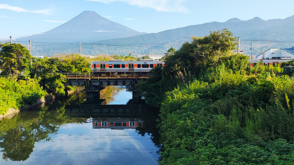 富士山の写真
撮影スポット：富士市沼田新田