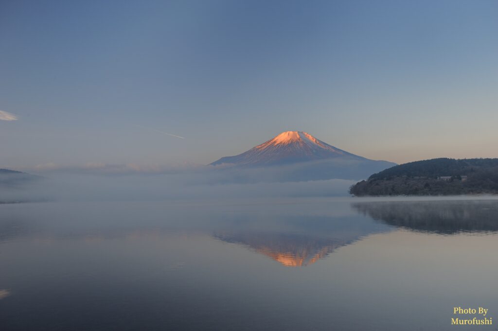 富士山の写真
撮影スポット：山梨県山中湖