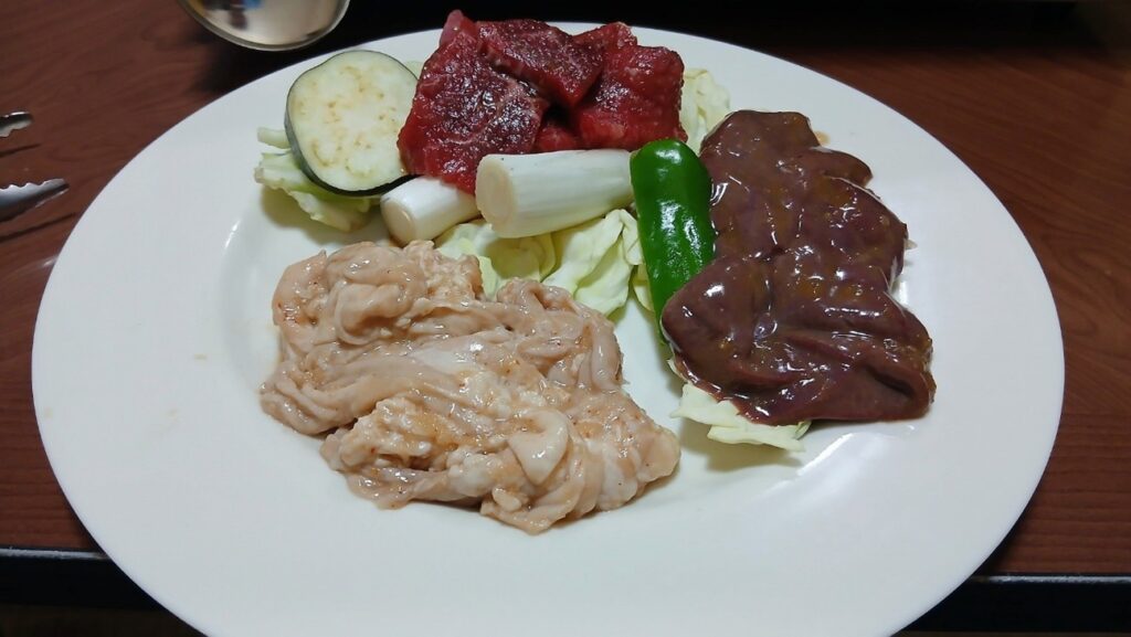 焼肉屋での写真