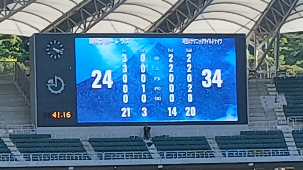 静岡ブルーレヴズvs埼玉ワイルドナイツ