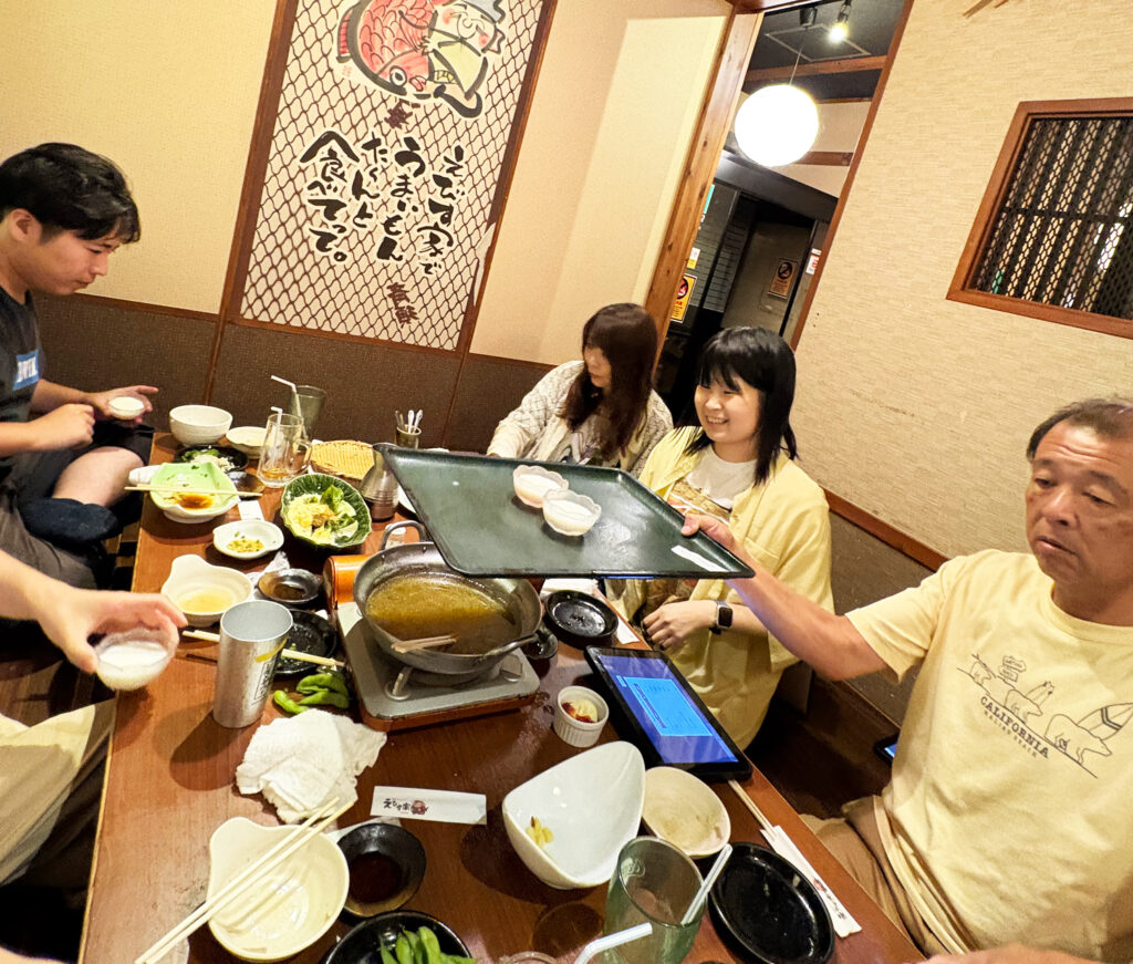 歓迎会の写真